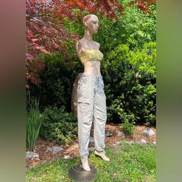 Vintage Cargo Pants with Adjustable Waist - Picture 4 of 16